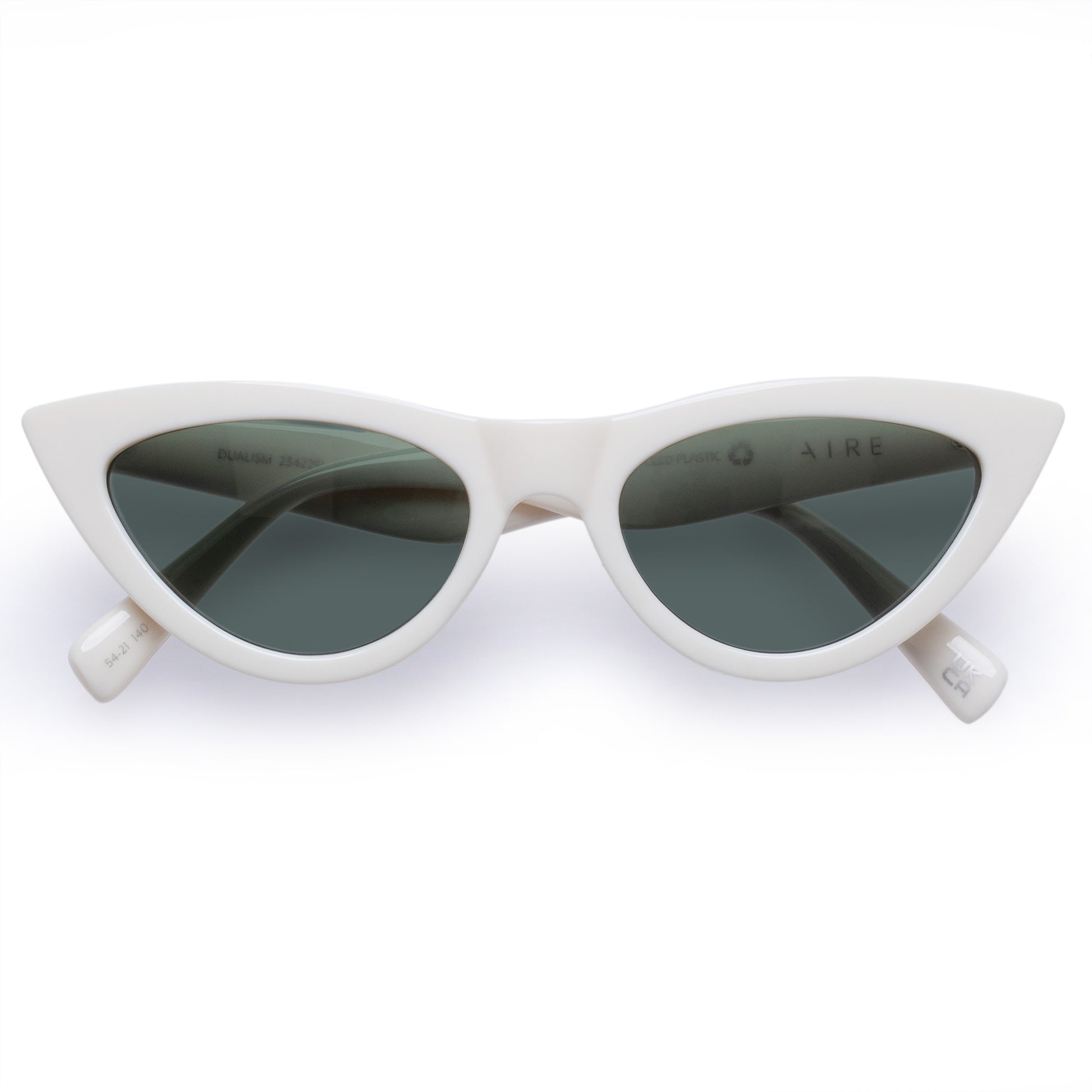 Dualism Ivory Female Cat-Eye Sunglasses | Aire