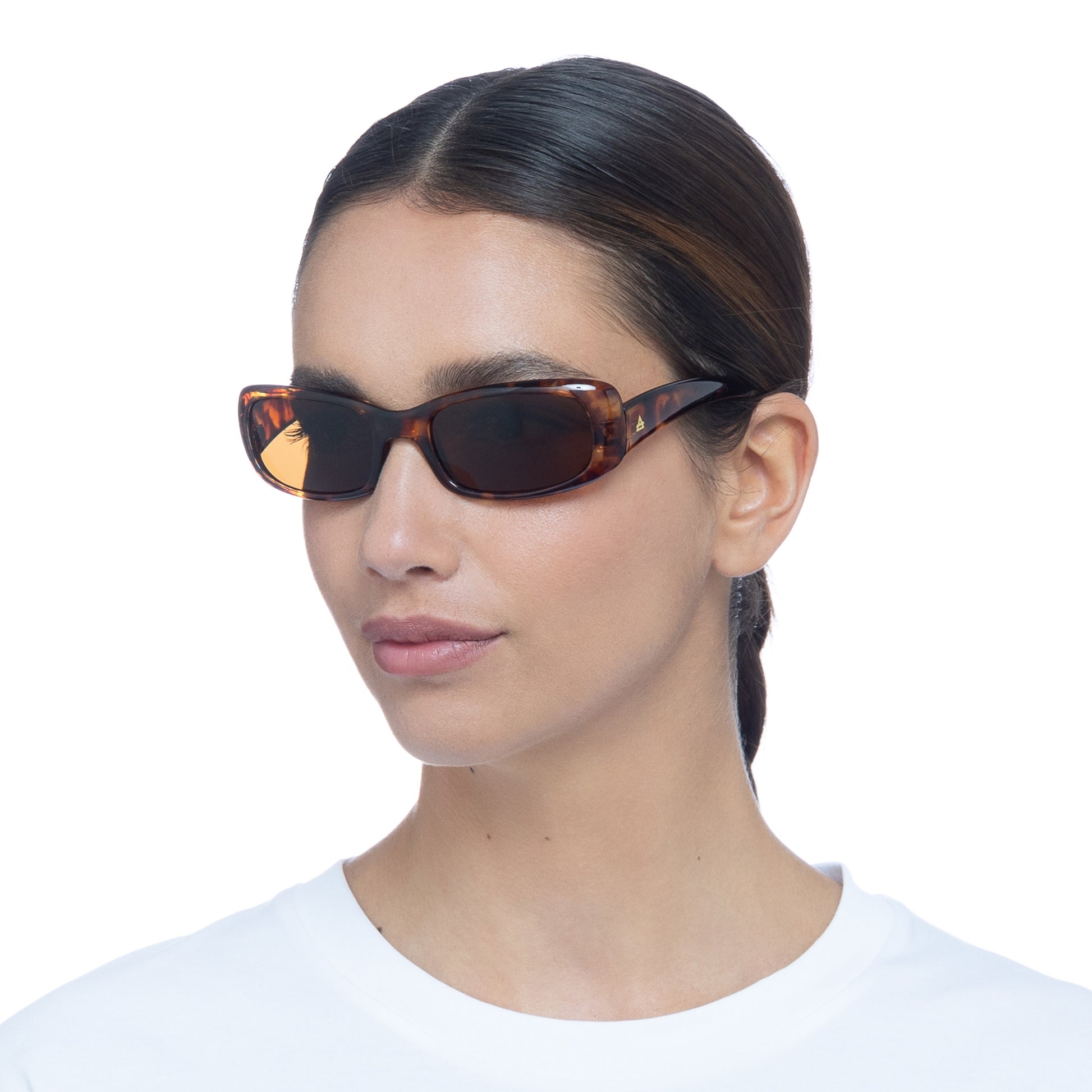 Supernova Dark Tort Uni-Sex Wrap Sunglasses | Aire