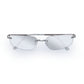 Virgo Silver Uni-Sex Rectangle Sunglasses | Aire