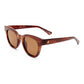 Dorado Hazelnut Marble Uni-Sex Round Sunglasses | Aire