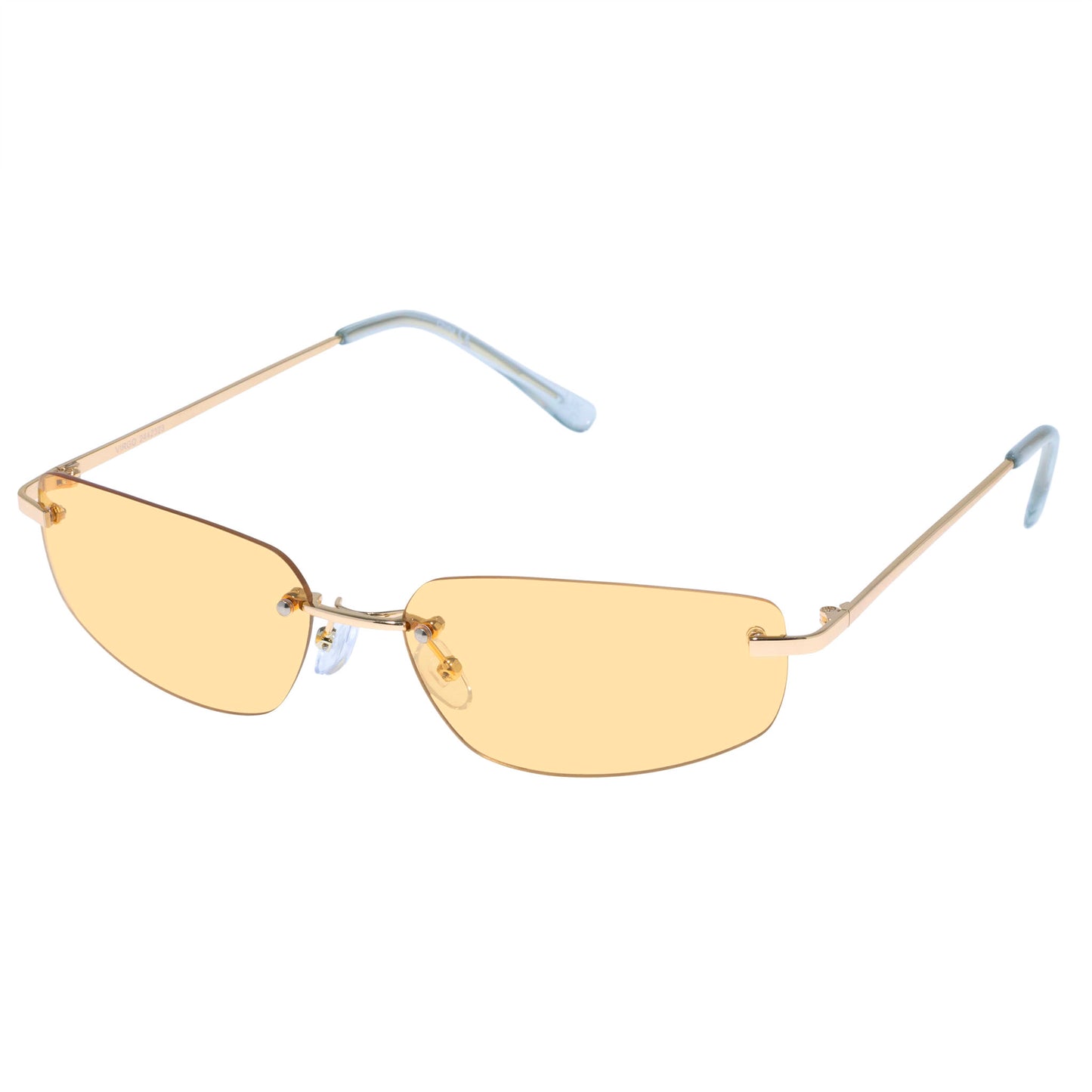 Virgo Gold Uni-Sex Rectangle Sunglasses | Aire