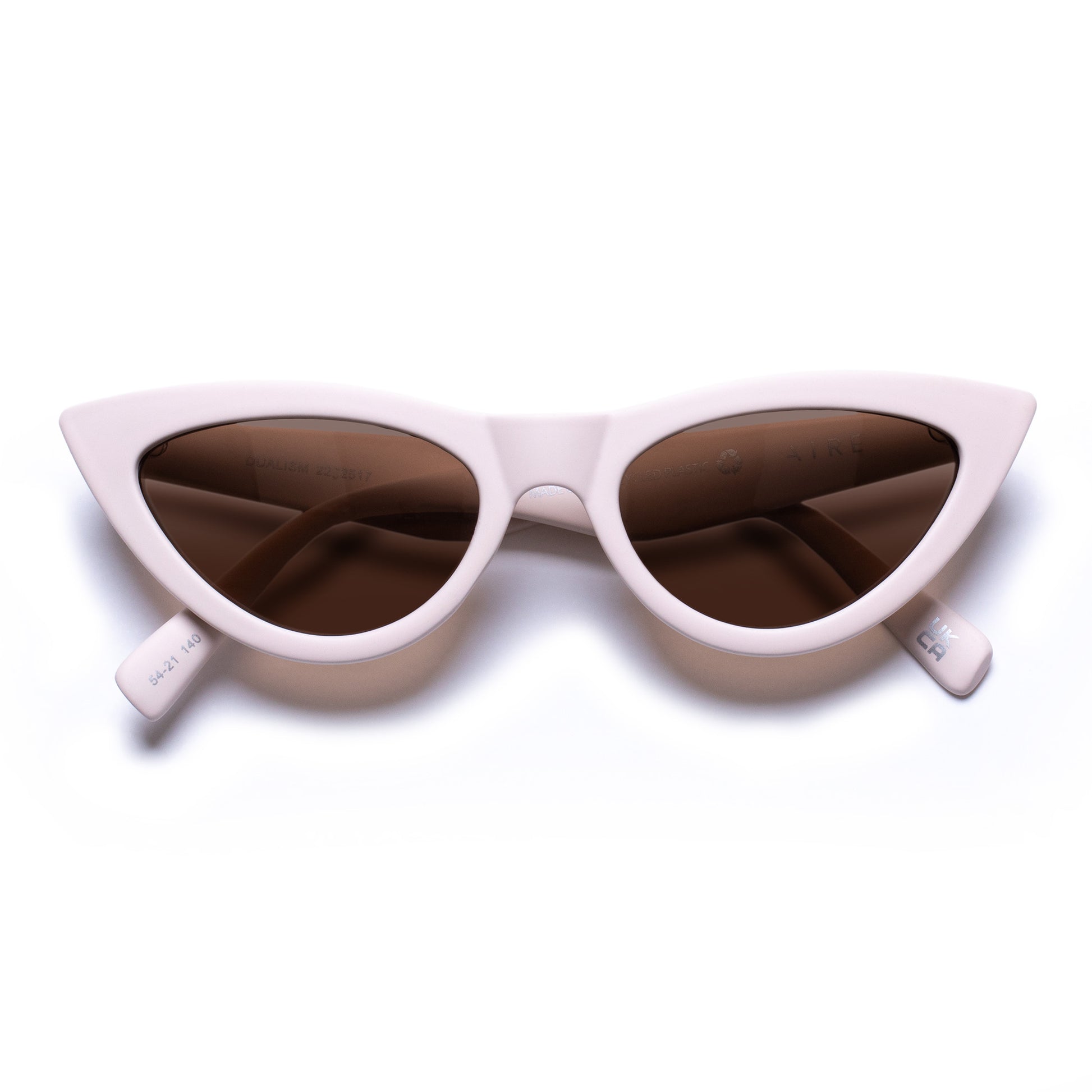 Dualism Matte Musk Female Cat-Eye Sunglasses | Aire