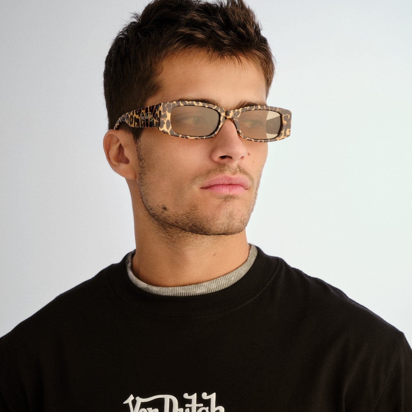 Innocence Leopard Uni-Sex Rectangle Sunglasses | Aire