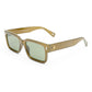 Castor Khaki Uni-Sex Rectangle Sunglasses | Aire