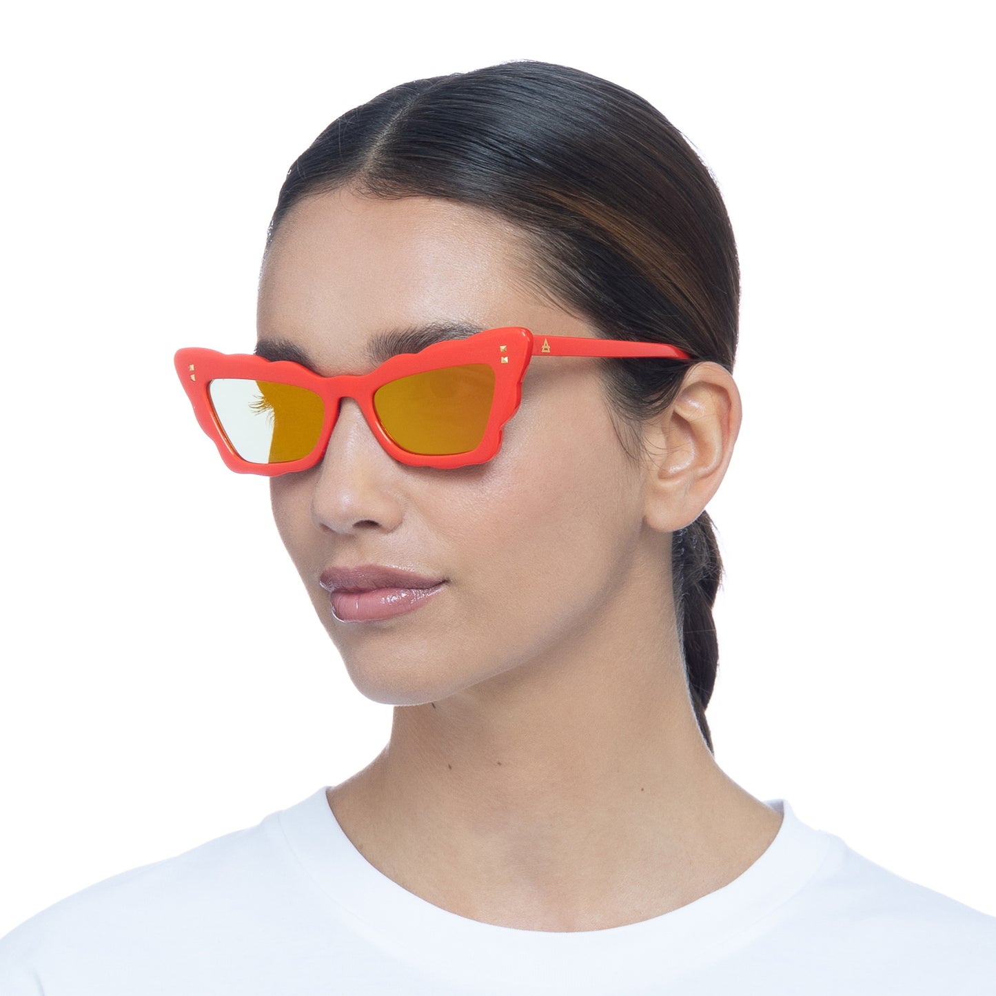 Gamma Ray Mandarin Female Cat-Eye Sunglasses | Aire