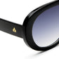 Satellite Black Uni-Sex Aviator Sunglasses | Aire