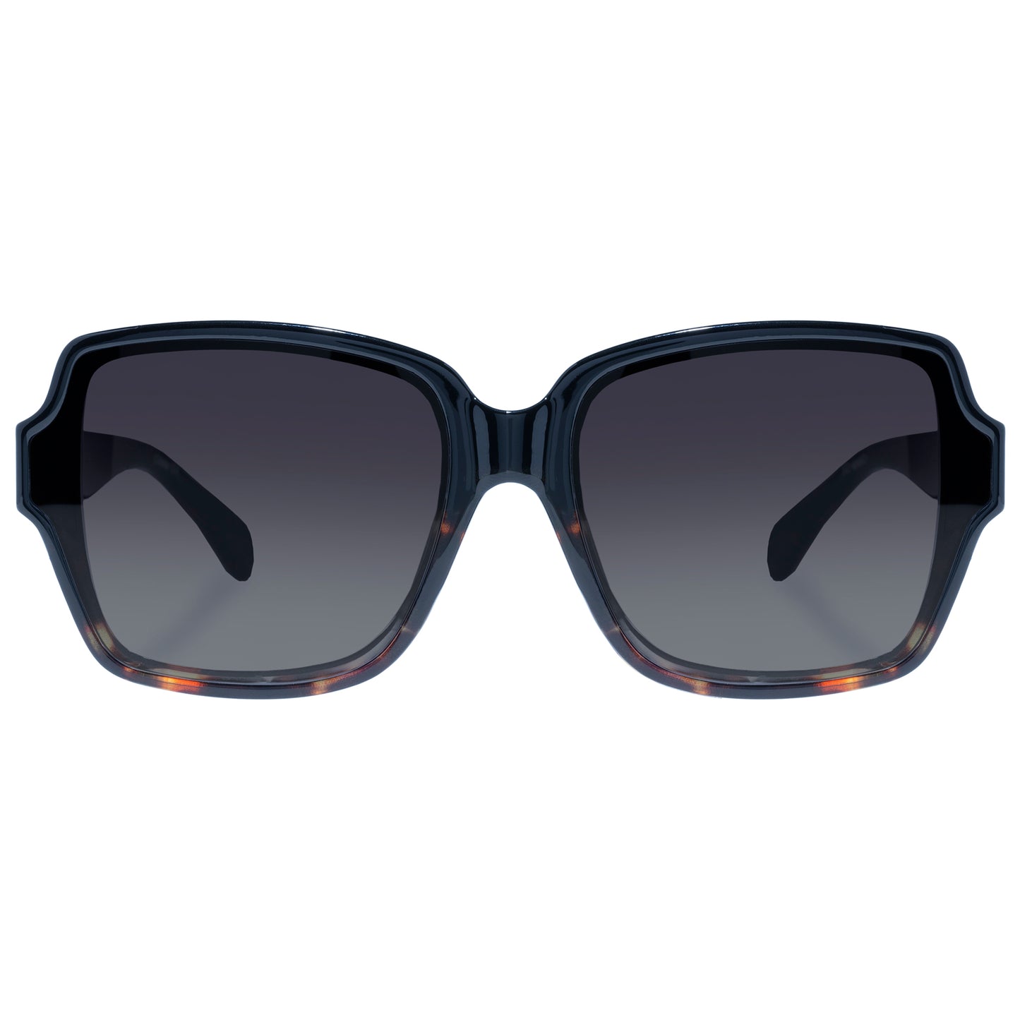 Fortuna Tort Splice Female Square Sunglasses | Aire