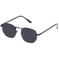 Sagitta Matte Black Uni-Sex Square Sunglasses | Aire