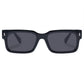 Castor Black Uni-Sex Rectangle Sunglasses | Aire