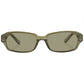 Crater Khaki Gold Uni-Sex Rectangle Sunglasses | Aire