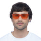 Castor Tangerine Uni-Sex Rectangle Sunglasses | Aire