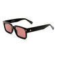 Castor Black Uni-Sex Rectangle Sunglasses | Aire