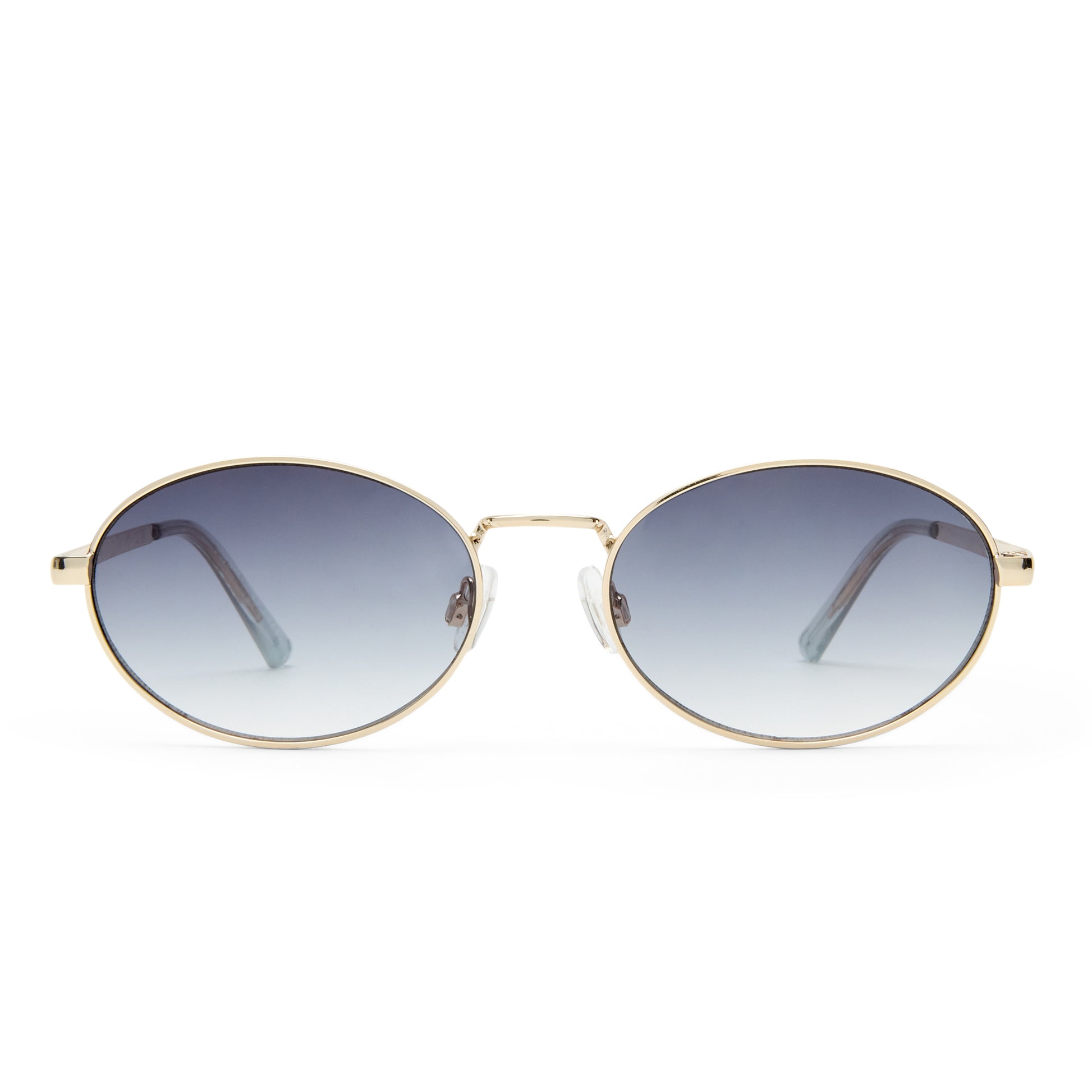 Ephermeris Gold Uni-Sex Oval Sunglasses | Aire