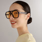 Whirlpool Navy Uni-Sex Aviator Sunglasses | Aire