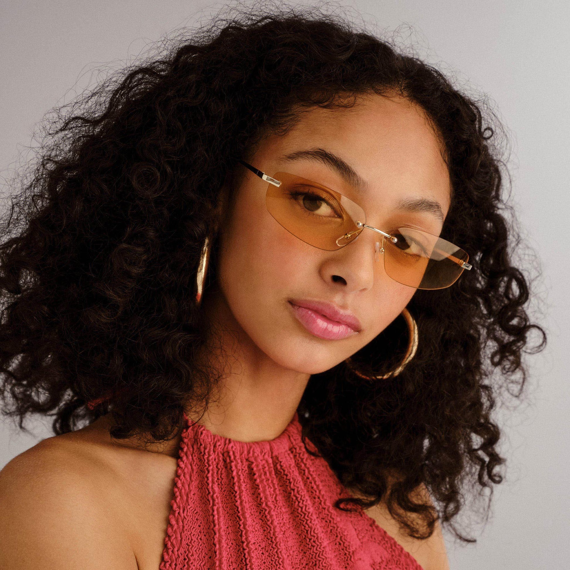 Virgo Gold Uni-Sex Rectangle Sunglasses | Aire