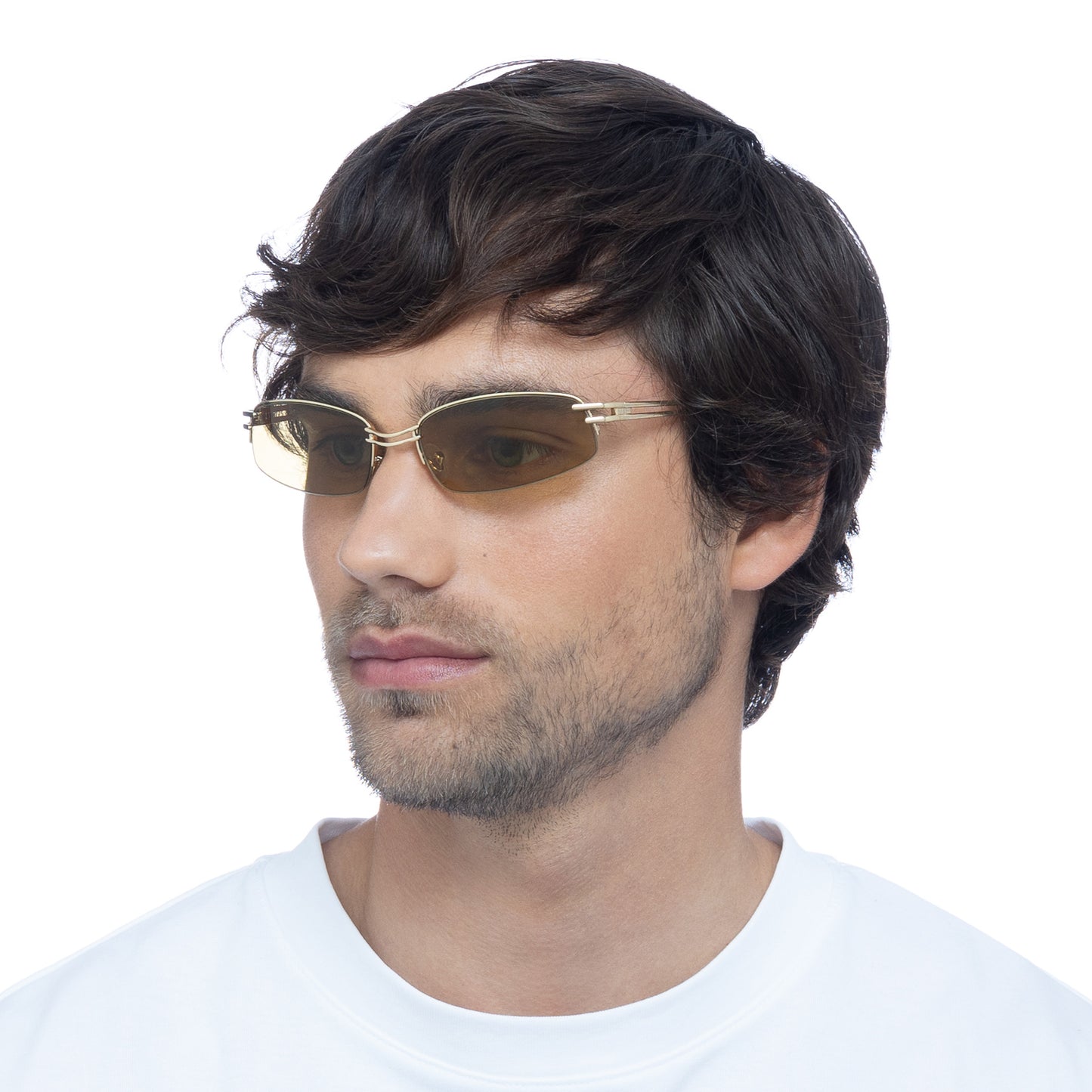 Helix Bright Gold Uni-Sex Wrap Sunglasses | Aire