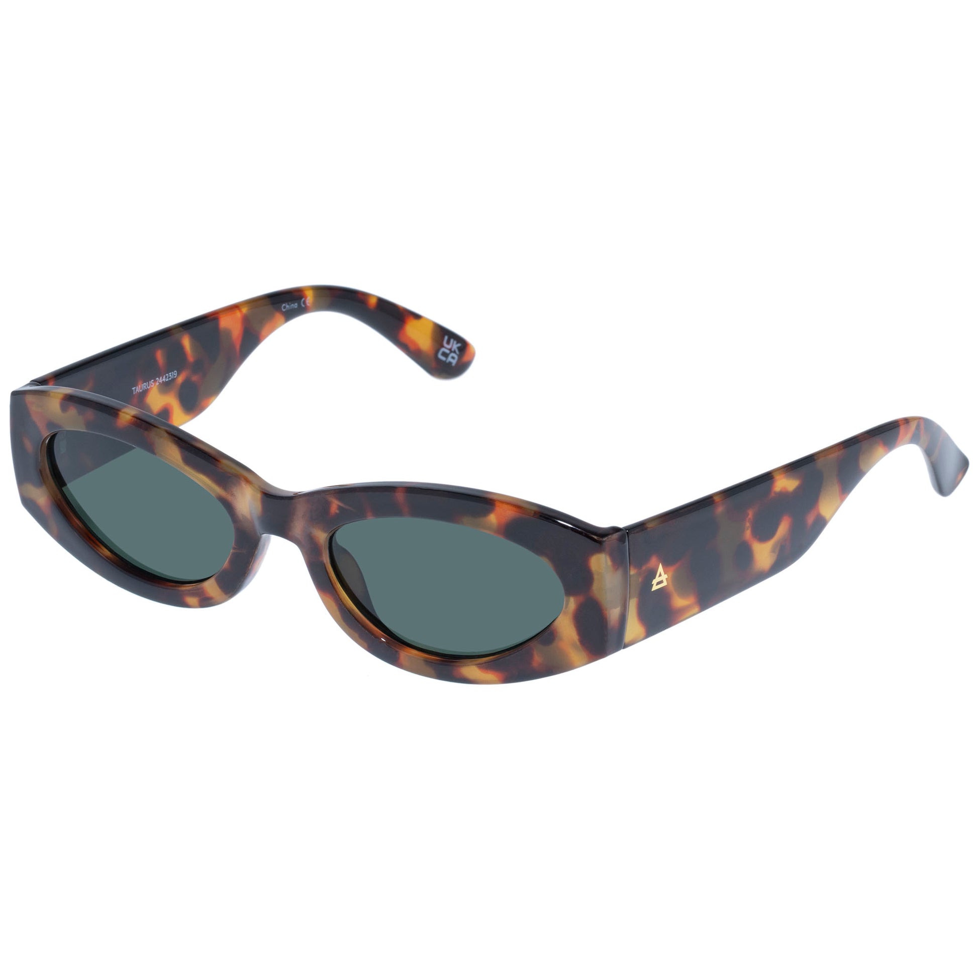 Taurus Dark Tort Uni-Sex Oval Sunglasses | Aire