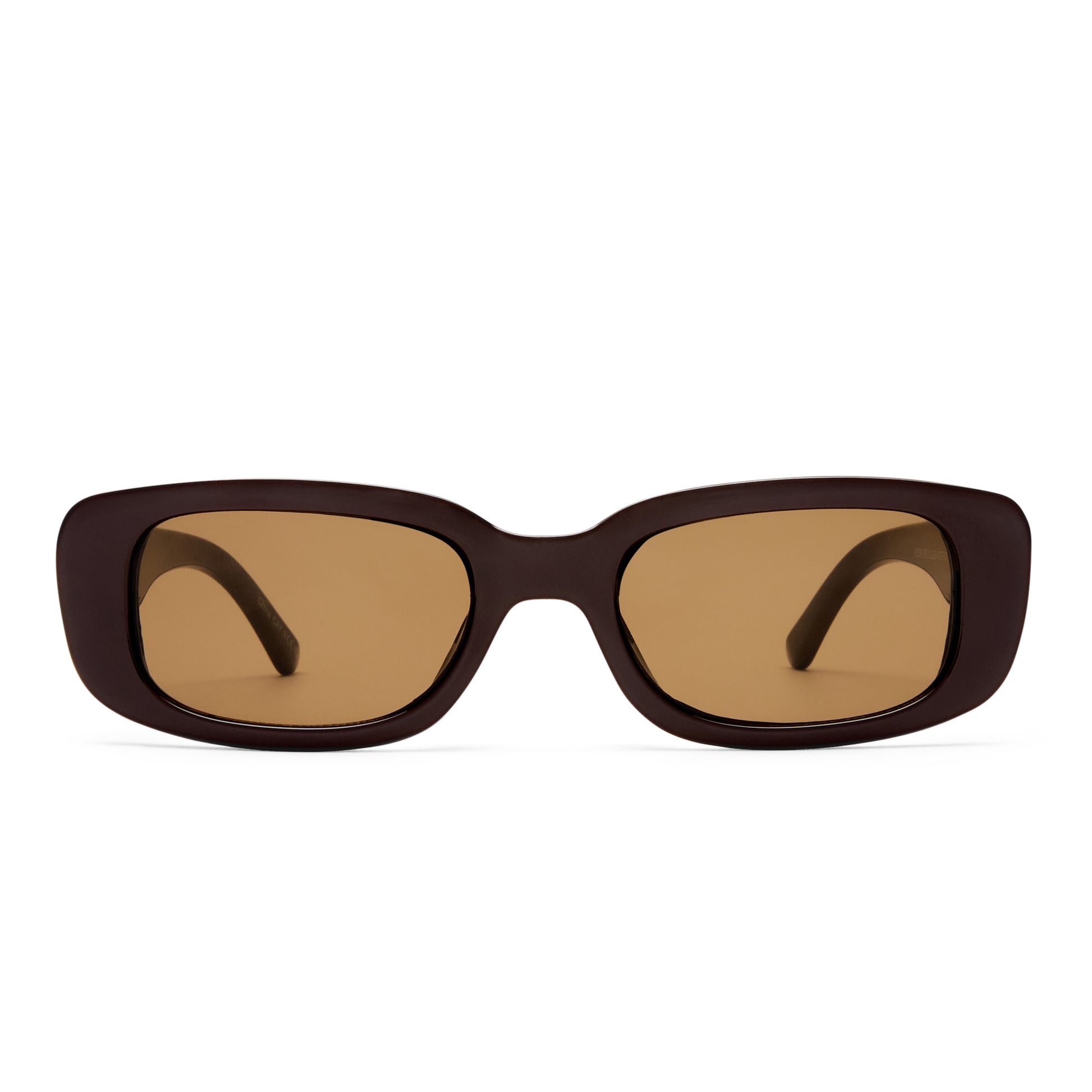 Ceres Chocolate Uni-Sex Rectangle Sunglasses | Aire