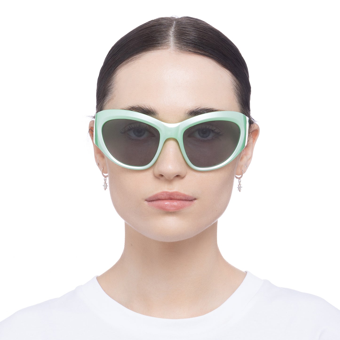 Helium Pearl Mint Uni-Sex Wrap Sunglasses | Aire