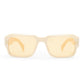 Pluto Ivory Uni-Sex Rectangle Sunglasses | Aire