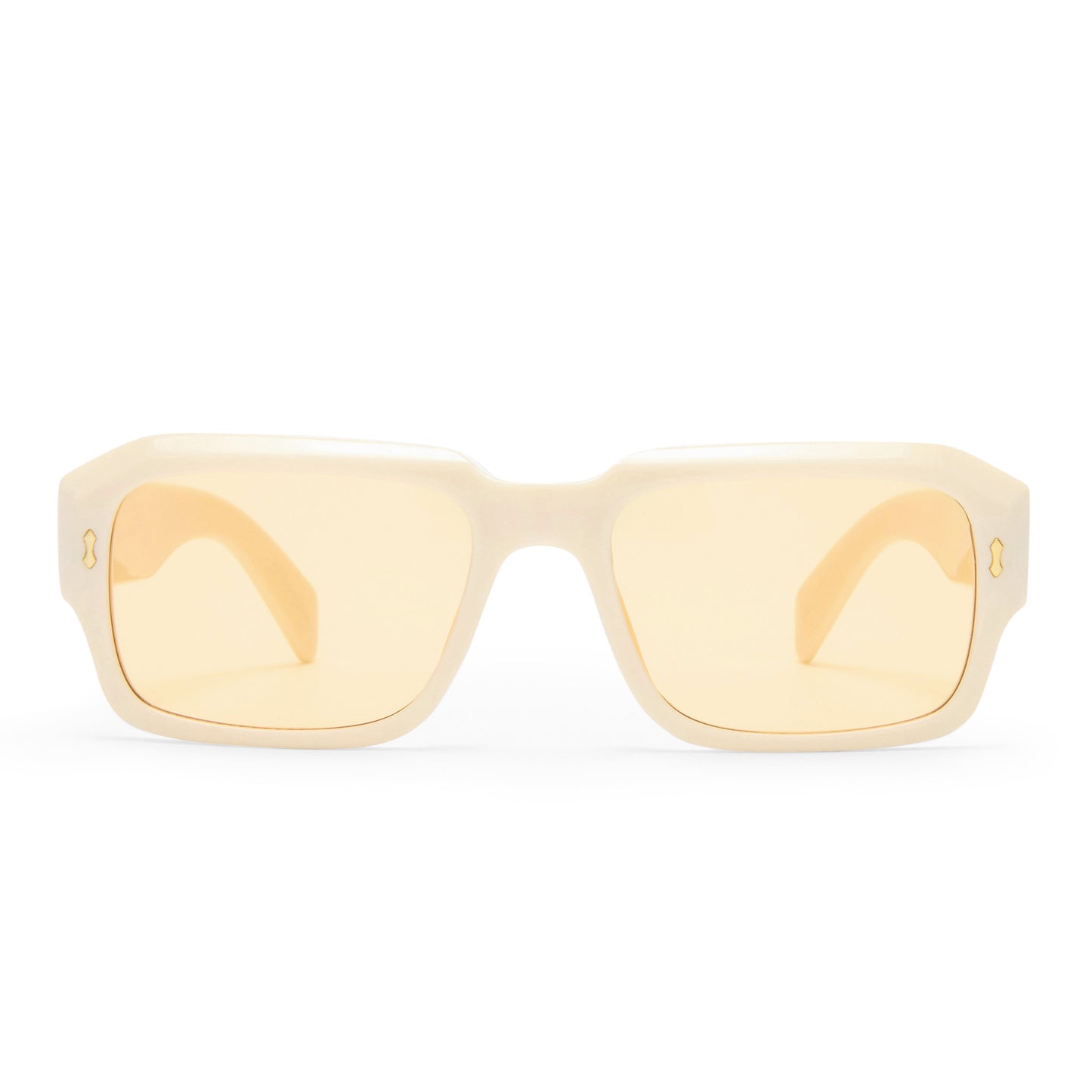 Pluto Ivory Uni-Sex Rectangle Sunglasses | Aire