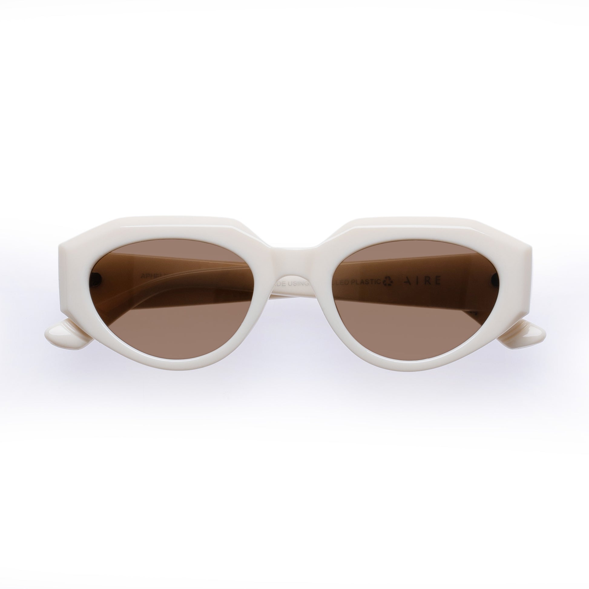 Aphelion Ivory Female Octagon Sunglasses | Aire