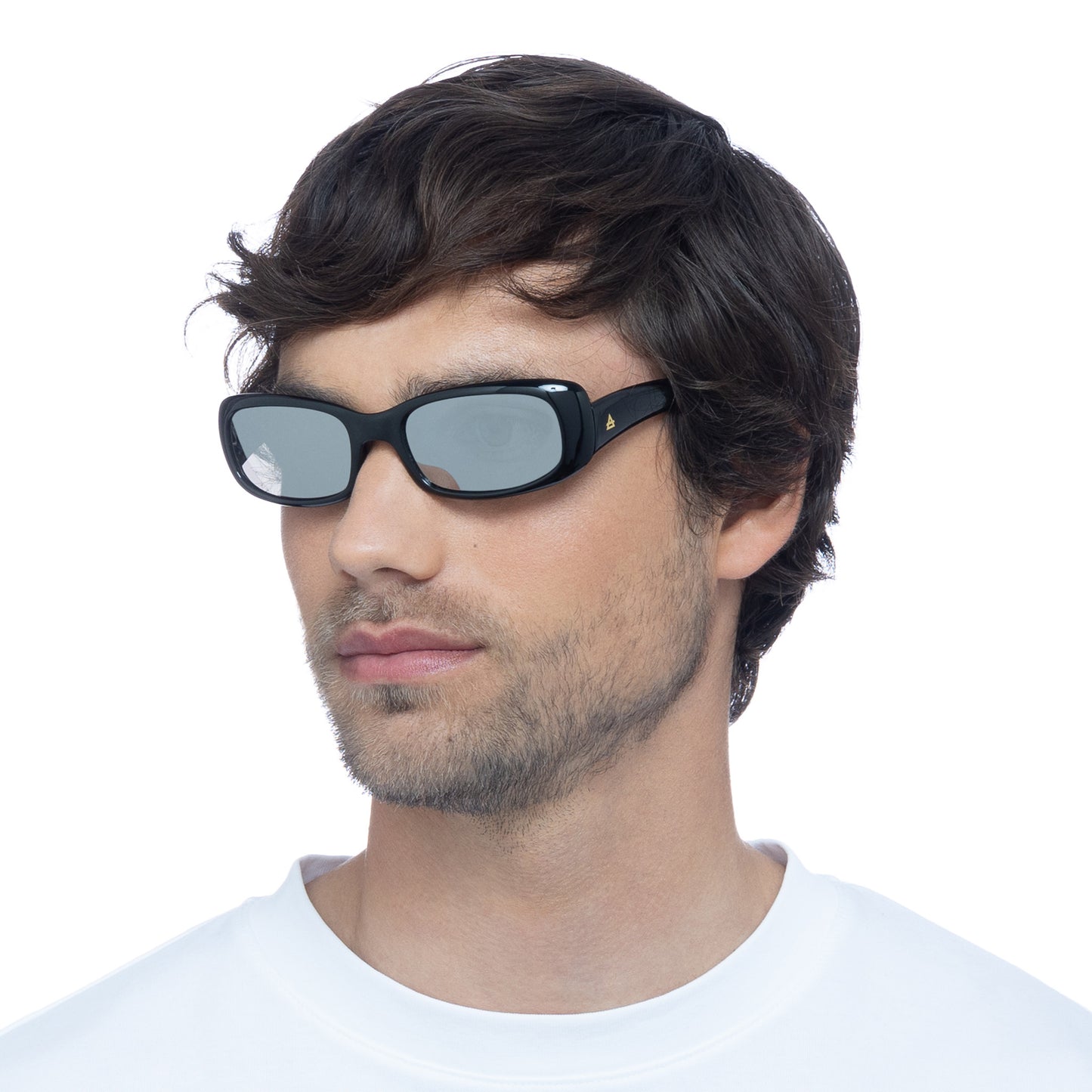 Supernova Black Uni-Sex Wrap Sunglasses | Aire