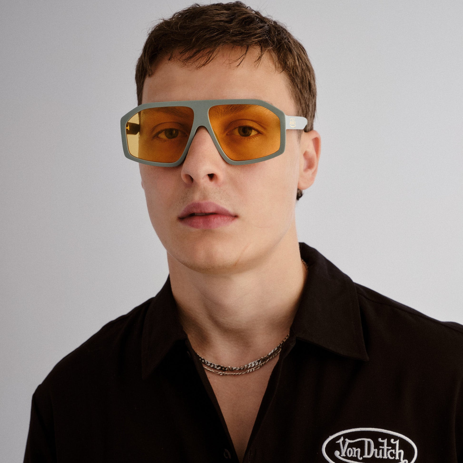 Disgraced Washed Green Uni-Sex Aviator Sunglasses | Aire