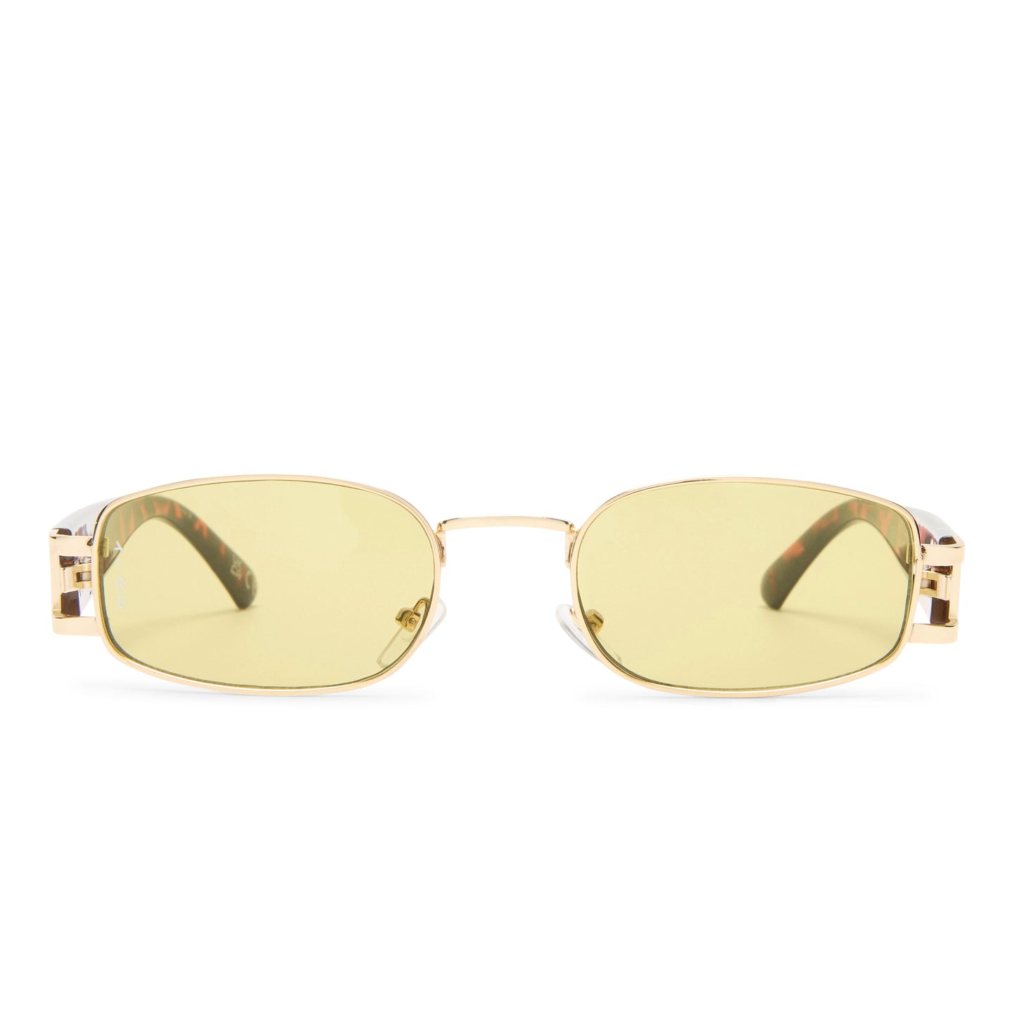 Sirius Gold Uni-Sex Rectangle Sunglasses | Aire