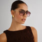 Cusp Dark Tort Gold Uni-Sex Aviator Sunglasses | Aire