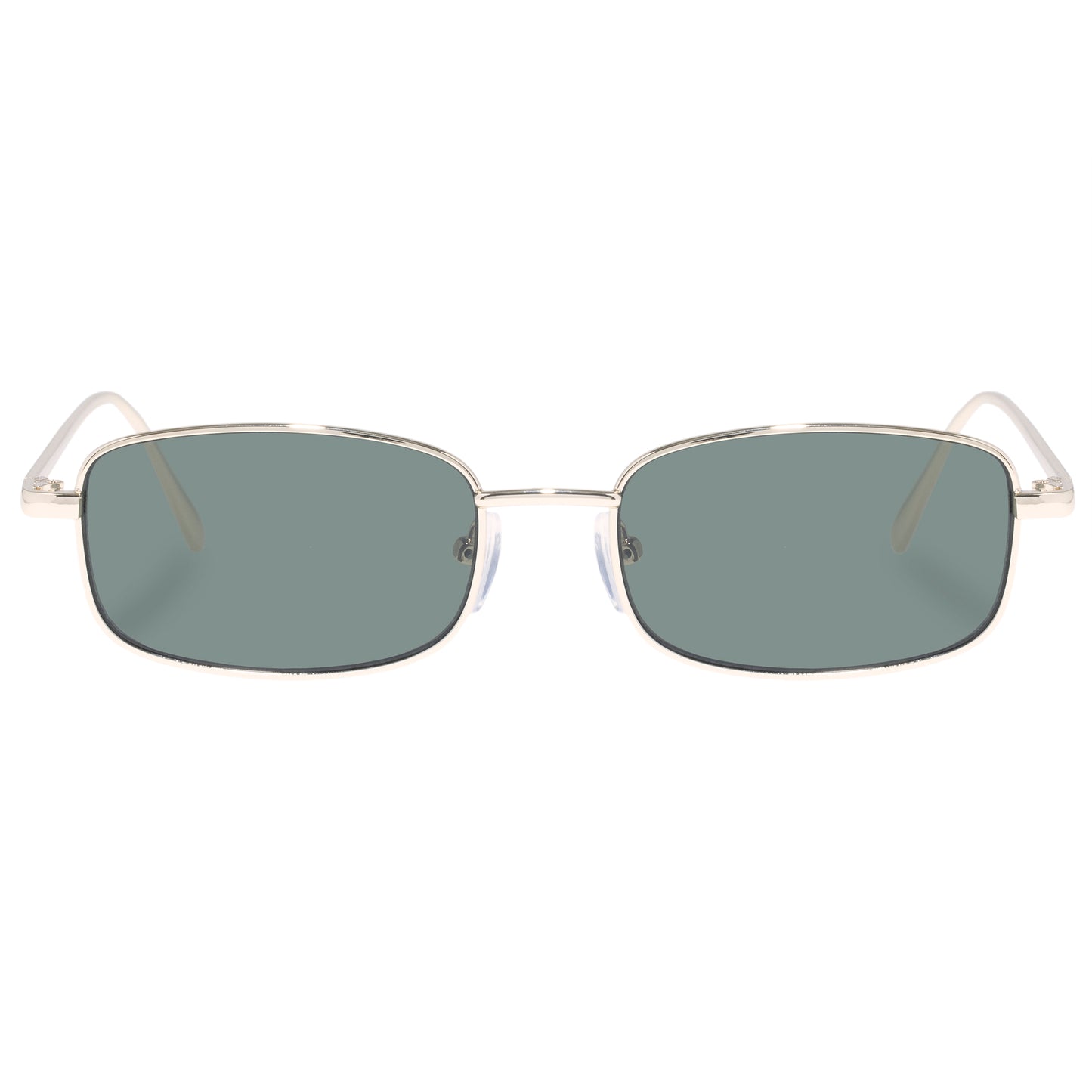 Decan Gold Uni-Sex Rectangle Sunglasses | Aire