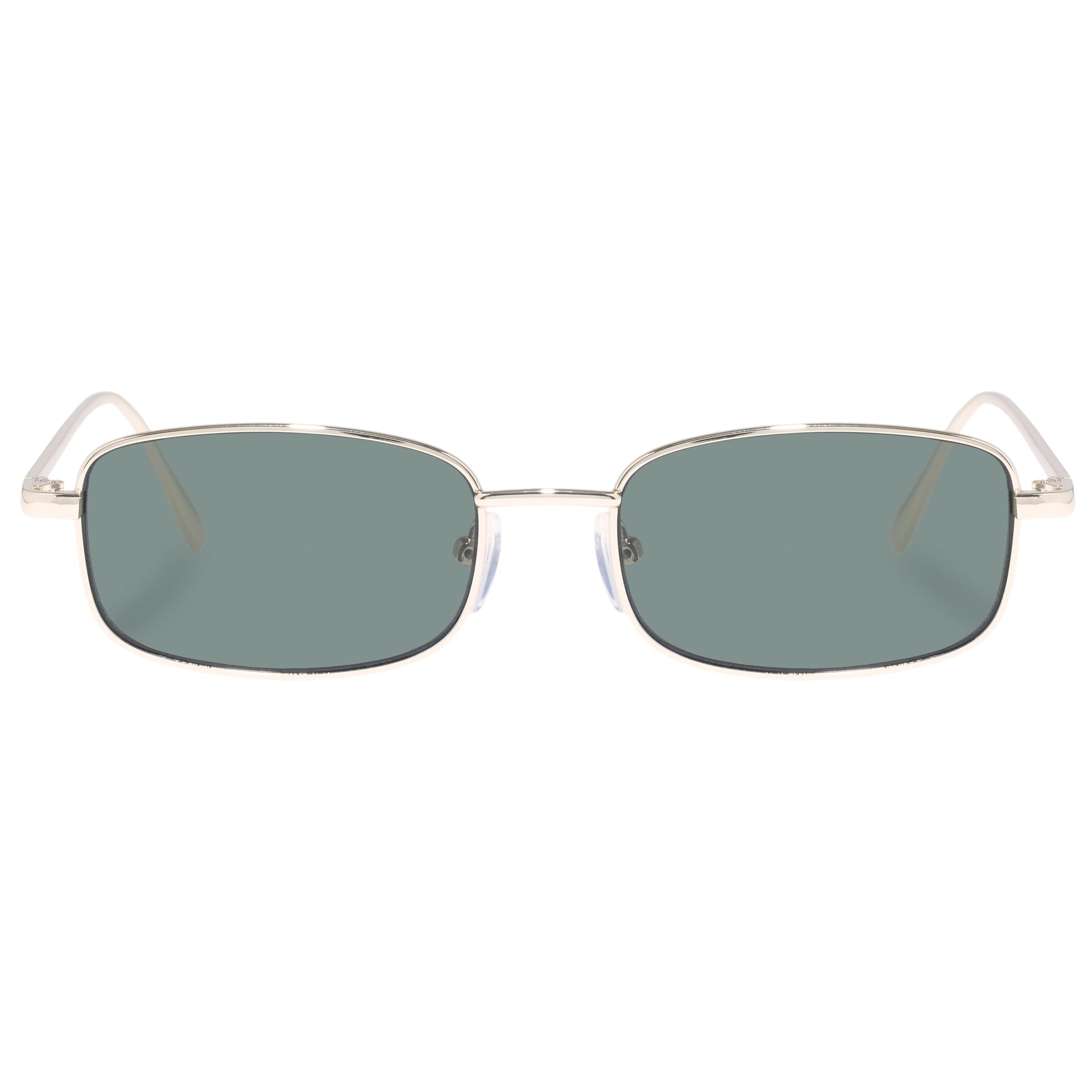 Decan Gold Uni-Sex Rectangle Sunglasses | Aire