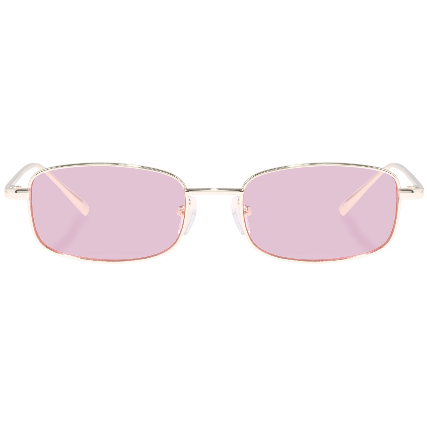 Decan Gold Uni-Sex Rectangle Sunglasses | Aire