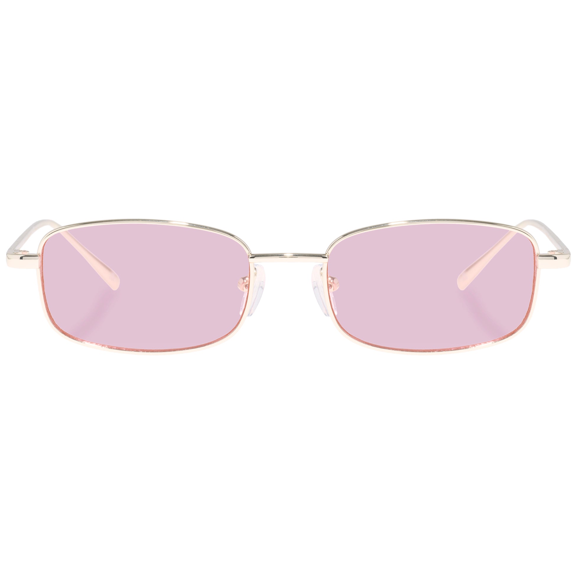 Decan Gold Uni-Sex Rectangle Sunglasses | Aire