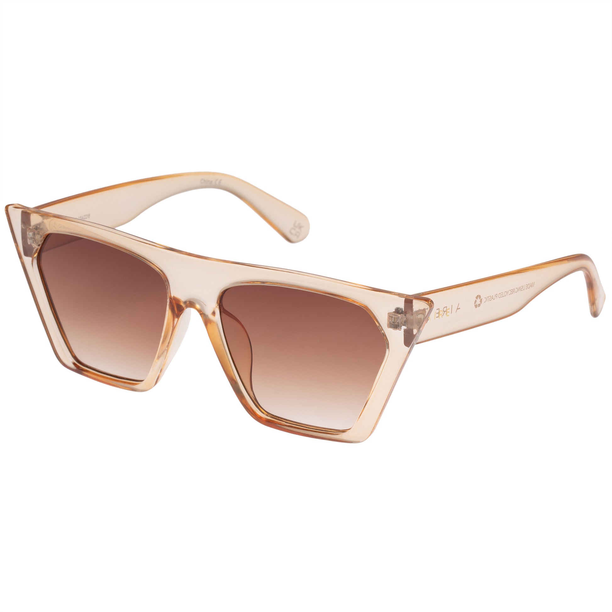 Quasar Sand Female Cat-Eye Sunglasses | Aire