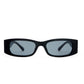 Innocence Black Uni-Sex Rectangle Sunglasses | Aire