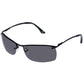 Vega Black Uni-Sex Wrap Sunglasses | Aire