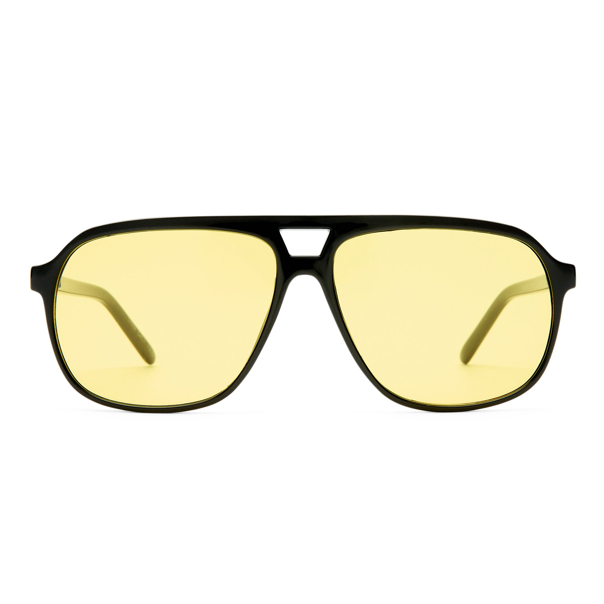 Monoceros Black Uni-Sex Aviator Sunglasses | Aire – AIRE US