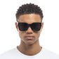 Abstraction Black Uni-Sex Square Sunglasses | Aire