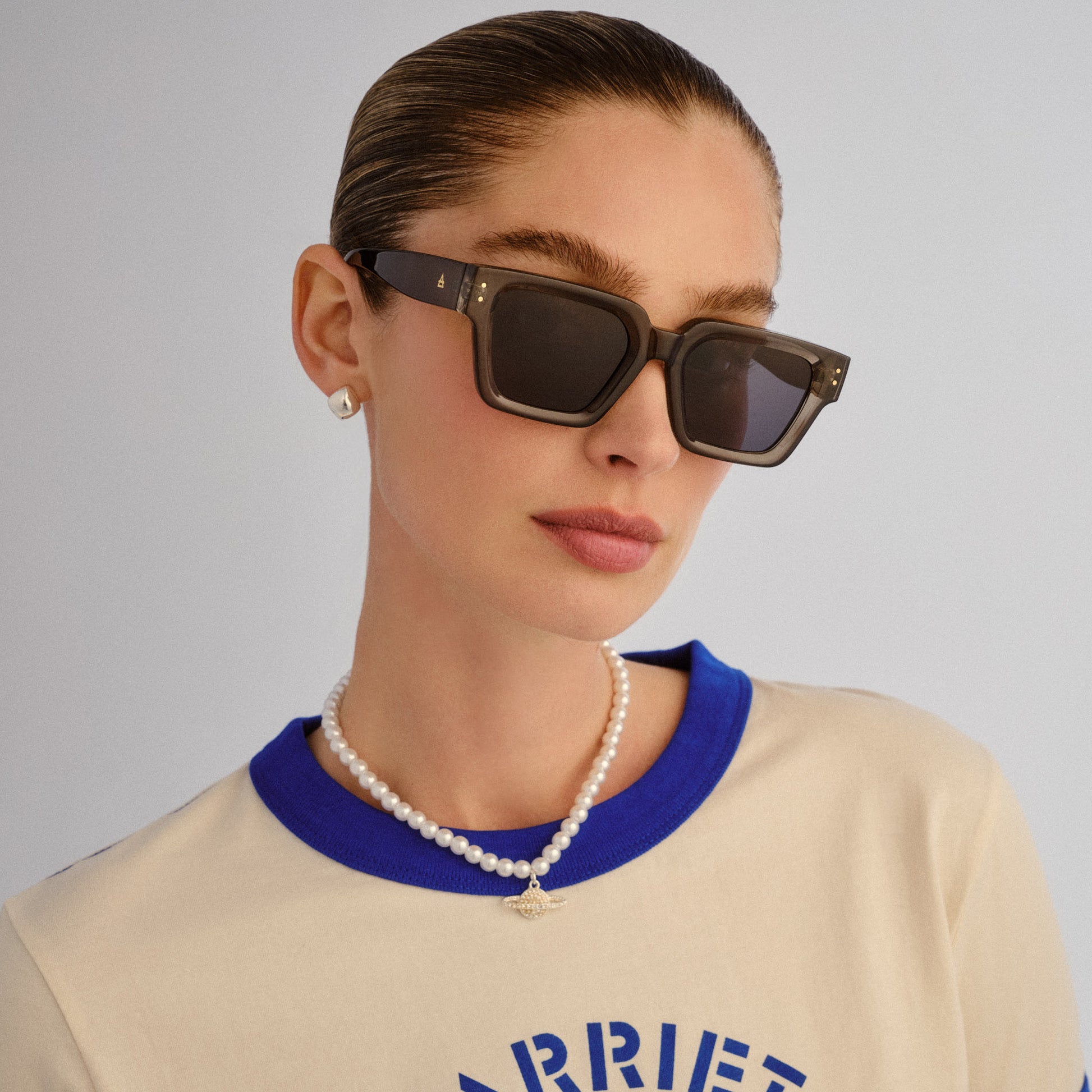 Transit Khaki Uni-Sex Rectangle Sunglasses | Aire