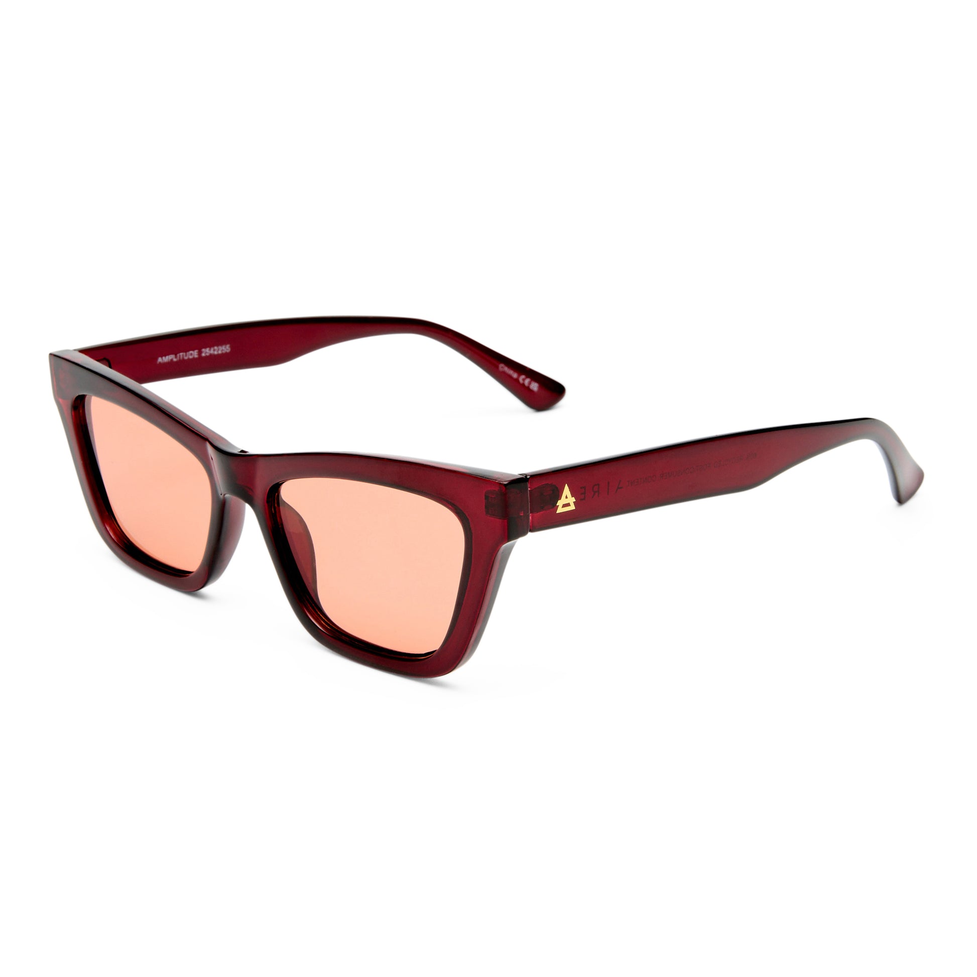Amplitude Cherry Female Cat-Eye Sunglasses | Aire