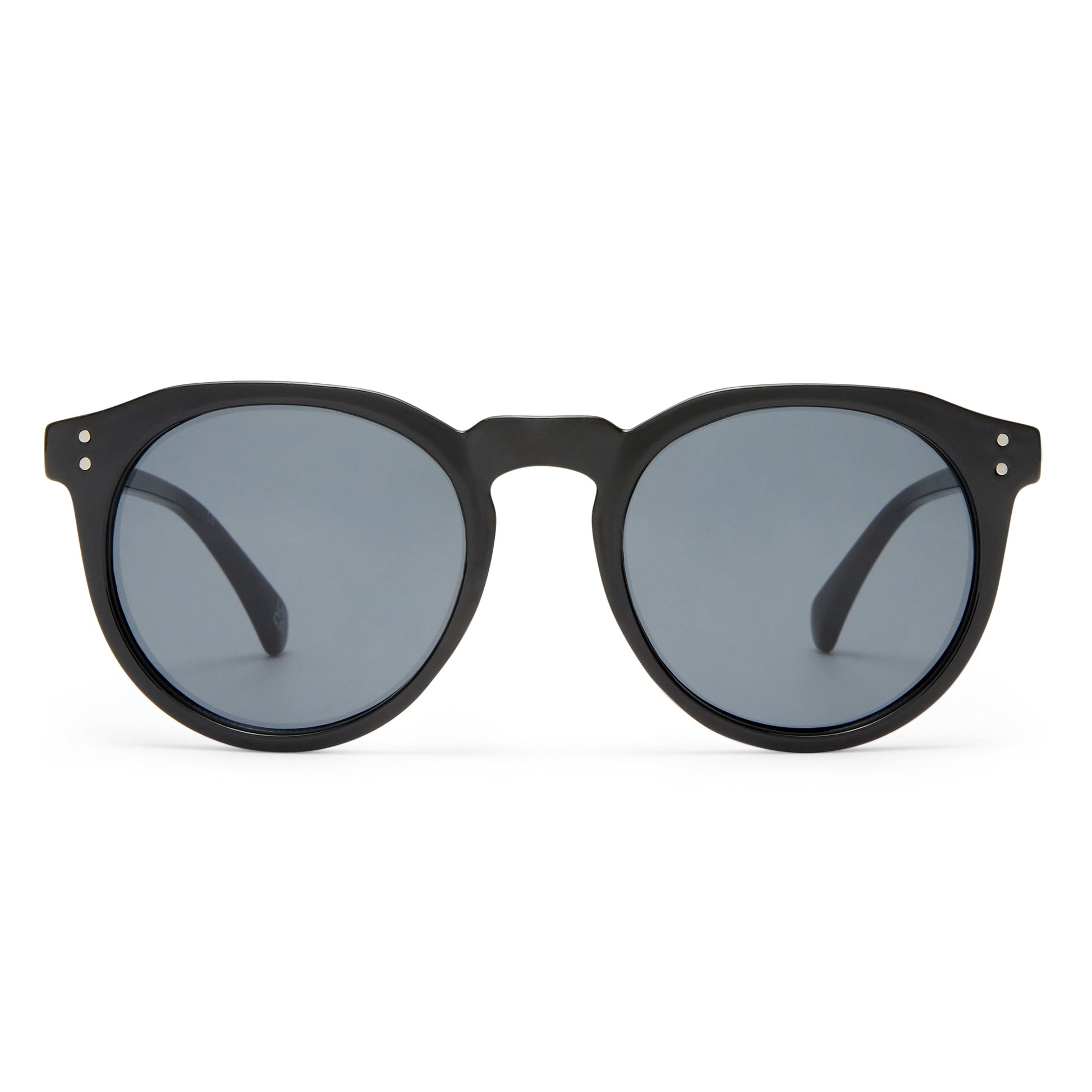 Nucleus Black Uni-Sex Round Sunglasses | Aire