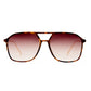 Cusp Dark Tort Gold Uni-Sex Aviator Sunglasses | Aire