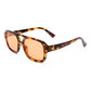 Aquarius Rich Amber Tort Female Aviator Sunglasses | Aire