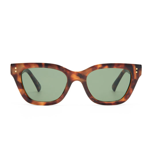 Nightglow Dark Tort Female Cat-Eye Sunglasses | Aire