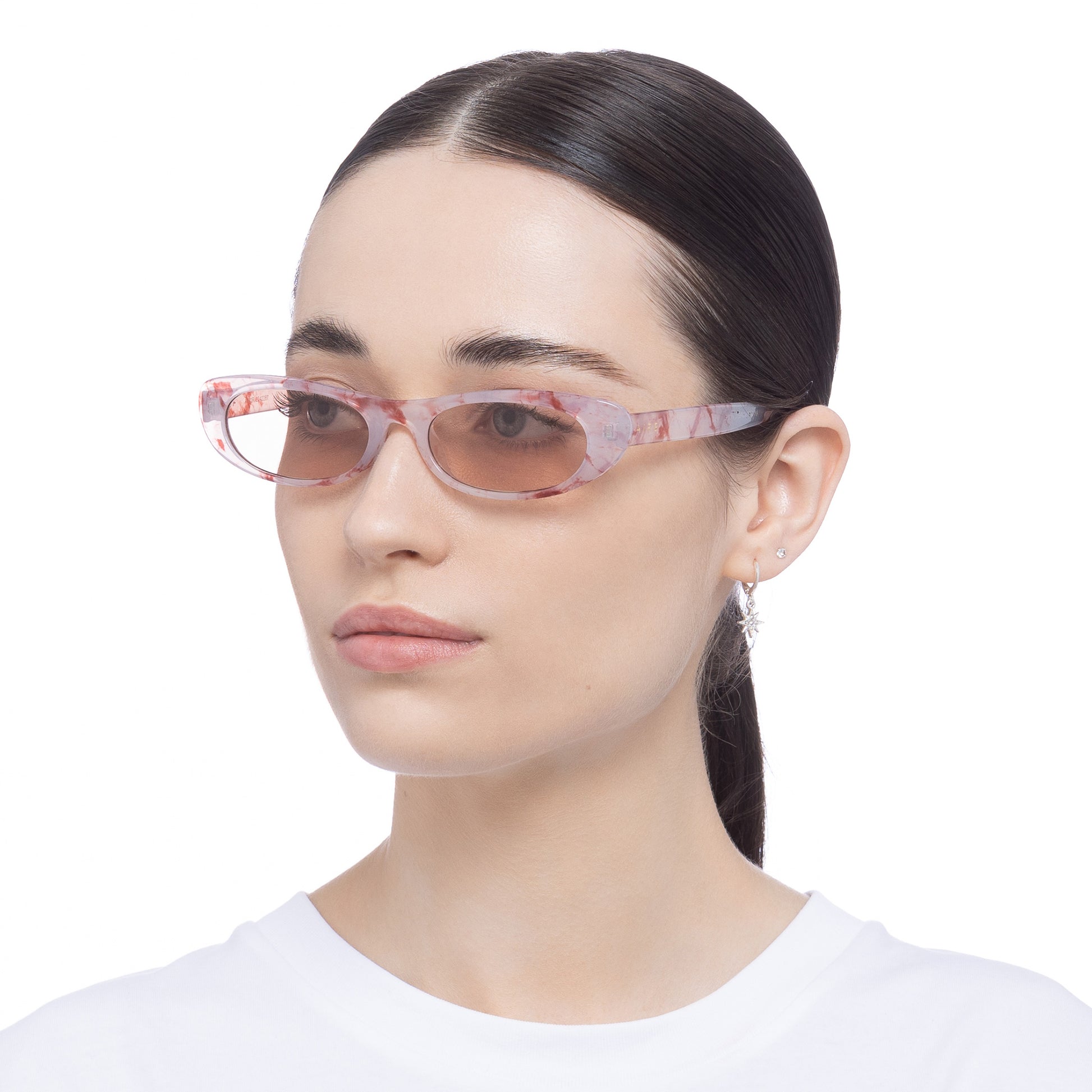 Avior Misty Marble Female Cat-Eye Sunglasses | Aire