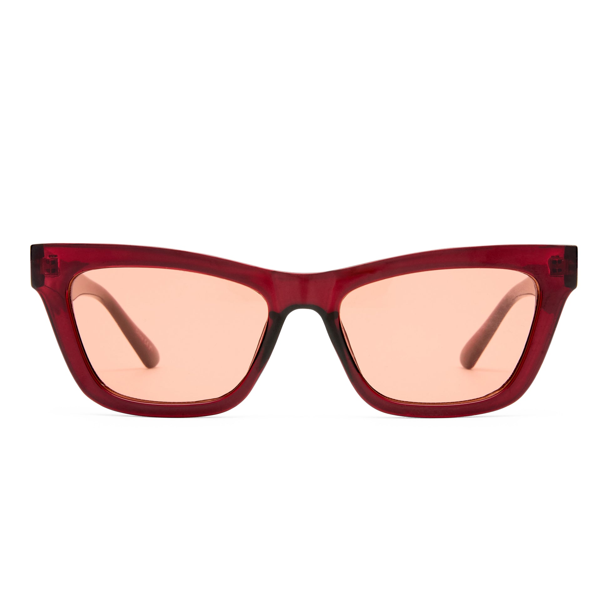 Amplitude Cherry Female Cat-Eye Sunglasses | Aire