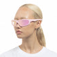 Comet Fondant Pink Uni-Sex Wrap Sunglasses | Aire