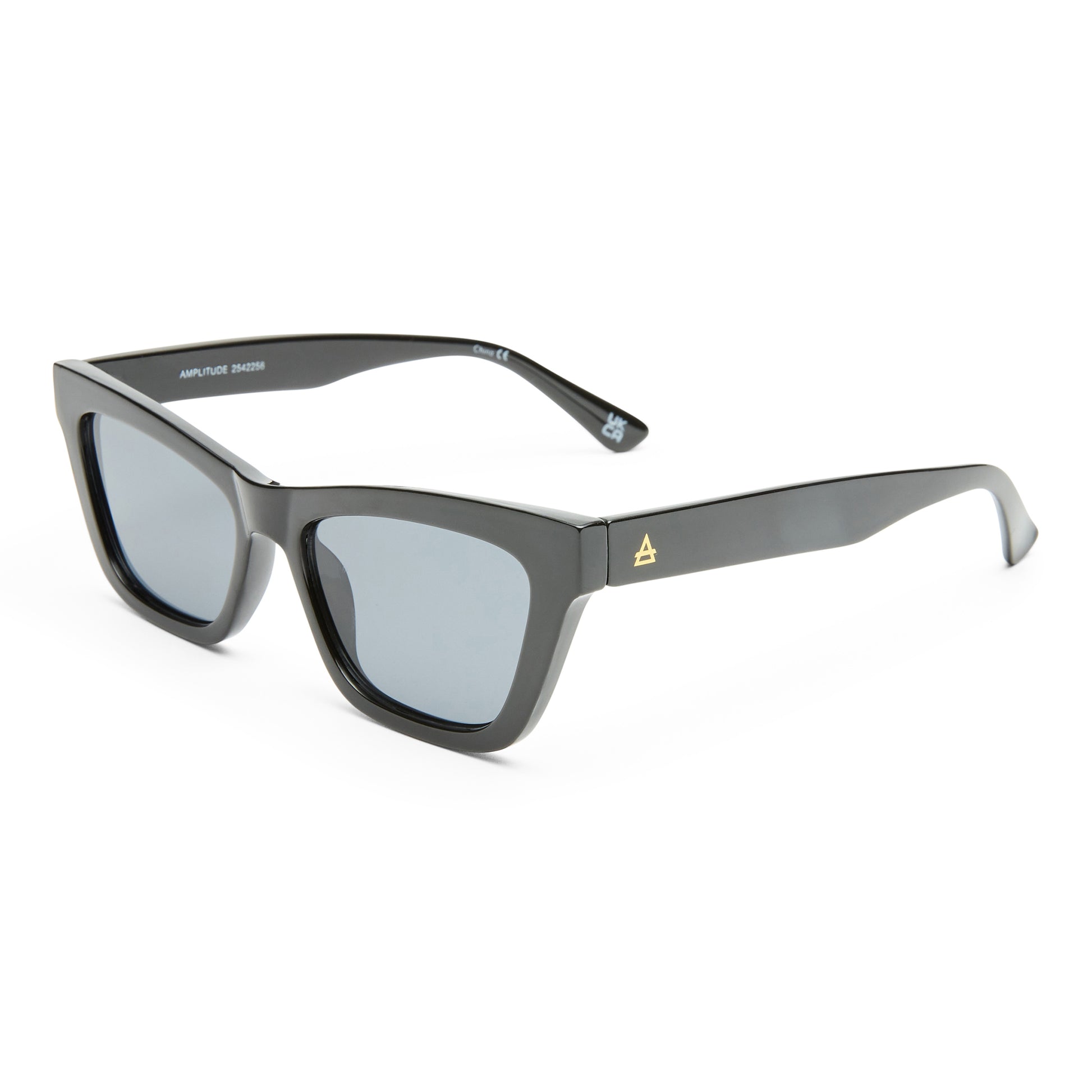 Amplitude Black Female Cat-Eye Sunglasses | Aire