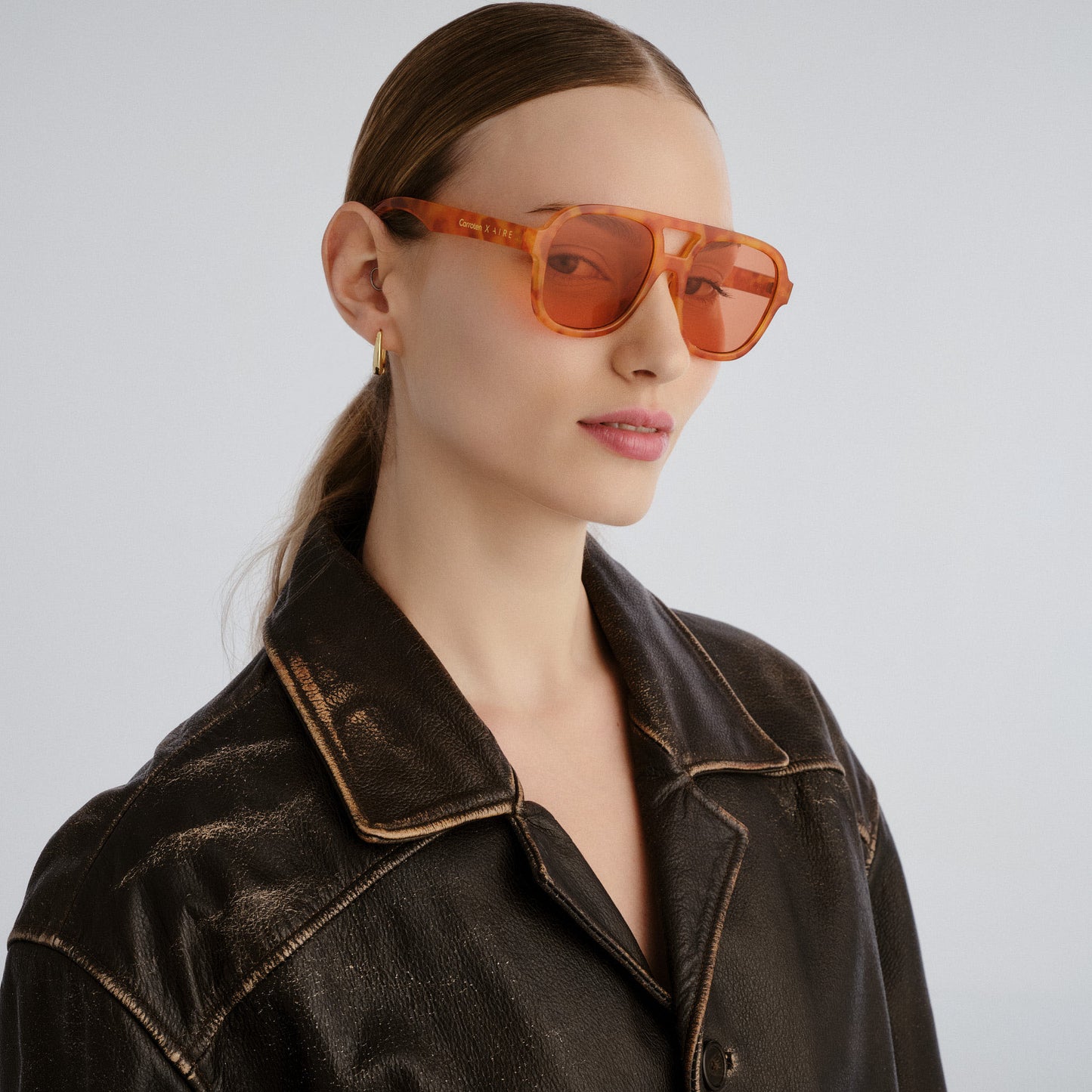 Whirlpool Vintage Tort Uni-Sex Aviator Sunglasses | Aire